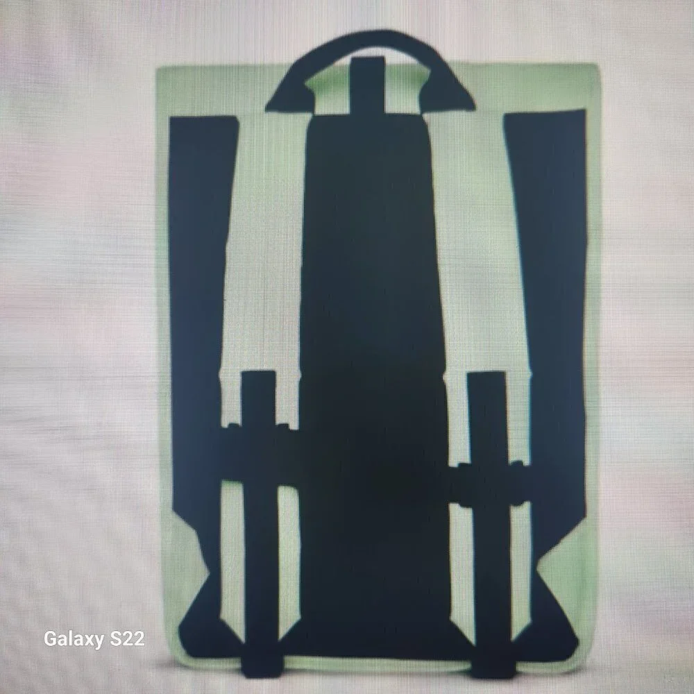 RAINS Rolltop Rucksack Backpack. Color: Mineral. NWT